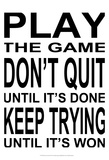 Play the Game II Print by Andrea James