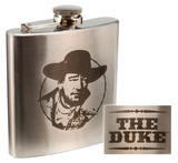 John Wayne 6oz. Stainless Steel Flask Flask
