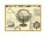 Nautical Map II Poster by Deborah Bookman