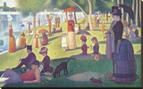Sunday Afternoon on the Island of Grand Jatte, c.1864-6 Impressão em tela esticada por Georges Seurat Sunday Afternoon on the Island of Grand Jatte, c.1864-6 Impressão em tela esticada por Georges Seurat