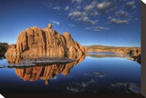 Big Bright Stretched Canvas Print by Bob Larson