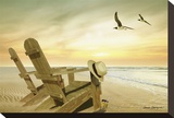 Paradise, no. 3 Stretched Canvas Print by Carlos Casamayor