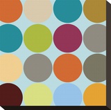 Bubble Fizz Stretched Canvas Print