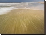 Being the Sea 3 Stretched Canvas Print by Derek Jecxz
