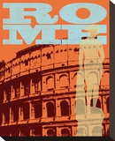 Rome, Colliseum Stretched Canvas Print