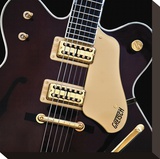 Atkins Guitar Stretched Canvas Print by Richard James