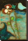 Sea Garden Triptych II Reproduction transférée sur toile par Anne Hempel