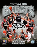 San Antonio Spurs All-Time Greats Composite Photo