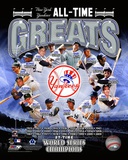 New York Yankees All Time Greats Composite Photographie