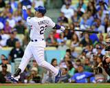 Adrian Gonzalez hits a Home Run in his 1st at bat as a Dodger- August 25, 2012 Photo