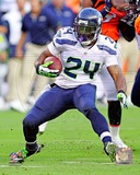 Marshawn Lynch 2012 Action Photo