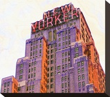 New Yorker Stretched Canvas Print by Richard James