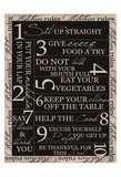 Kitchen Rules Prints by Taylor Greene