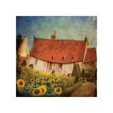 Gardenhouse Chenonceau Giclee Print by Dawne Polis