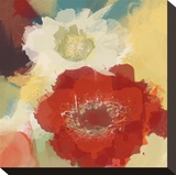 Blooming Flowers Stretched Canvas Print by Irena Orlov