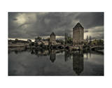 The Medieval Bridge, Ponts Couverts Giclée-Druck von Sabri Irmak