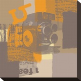 Old Camera II Stretched Canvas Print by Yashna 
