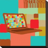 Notebook I Stretched Canvas Print by Yashna 