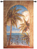 Palm Archway Wall Tapestry