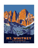 Mt. Whitney (Day) Giclee Print by Steve Forney