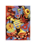 Jazz Player Giclee Print by Jim Dryden