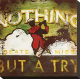 Nothing Beats A Miss Stretched Canvas Print by Rodney White