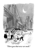 "There goes that new-car smell." - New Yorker Cartoon Premium Giclee Print by Bob Eckstein