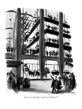 "Look, isn't that Jane and Lester Hobson" - New Yorker Cartoon Premium Giclee Print by Barney Tobey