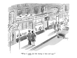 "What I really feel like having is ham and eggs." - New Yorker Cartoon Premium Giclee Print by Barney Tobey