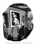 " 'Plastic Study of Vertical Planes.' Who does he think he's kidding" - New Yorker Cartoon Premium Giclee Print by Robert Kraus