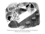 "Ordinarily we just ignore him. But should he suddenly roar 'To Yogi Berra…" - New Yorker Cartoon Premium Giclee Print by Robert J. Day