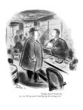 "If this doesn't break the ice, sir, I'd say you're barking up the wrong t…" - New Yorker Cartoon Premium Giclee Print by Jr., Whitney Darrow
