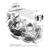"I suppose, as with most differences of opinion, the truth lies somewhere …" - New Yorker Cartoon Premium Giclee Print by Perry Barlow
