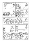 The Little King. Gypsies visit the king and he packs up and goes with them. - New Yorker Cartoon Premium Giclee Print by Otto Soglow