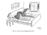 "No, no—you're the archeologist this time!" - New Yorker Cartoon Premium Giclee Print by Farley Katz