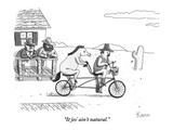 "It jes' ain't natural." - New Yorker Cartoon Premium Giclee Print by Zachary Kanin