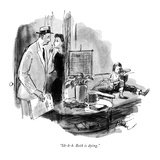 "Sh-h-h. Beth is dying." - New Yorker Cartoon Premium Giclee Print by Perry Barlow