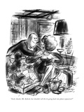 "Gosh, thanks, Mr. Kubeck, but shouldn't all this be going back into plant…" - New Yorker Cartoon Premium Giclee Print by Jr., Whitney Darrow