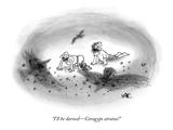 "I'll be darned—Coragyps atratus!" - New Yorker Cartoon Premium Giclee Print by John Kane