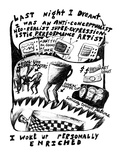 Last Night I Dreamt I Was An Anti-Conceptualist Neo-Realist Super-Expressi… - New Yorker Cartoon Premium Giclee Print by Stephanie Skalisky