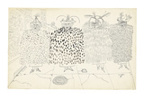 Four women dressed in different fur coats. - New Yorker Cartoon Premium Giclee Print by Saul Steinberg
