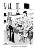 "This isn't for me—it's for the economy." - New Yorker Cartoon Premium Giclee Print by Marisa Acocella Marchetto