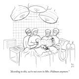 "According to this, we're not even in Mrs. Feldman anymore." - New Yorker Cartoon Premium Giclee Print by Paul Noth