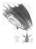 Happening of the Future-A Zeppelin bound for the Empire State Building run… - New Yorker Cartoon Premium Giclee Print by Garrett Price