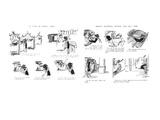 For half an hour they go by you—even the empty ones.--Finally one stops. Y… - New Yorker Cartoon Premium Giclee Print by Helen E. Hokinson