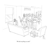 "We did everything we could." - New Yorker Cartoon Premium Giclee Print by Paul Noth