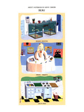 Desks'-Fish tanks - New Yorker Cartoon Premium Giclee Print by Kathy Osborn