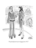 "They finally found my lost luggage from 1972." - New Yorker Cartoon Premium Giclee Print by Marisa Acocella Marchetto