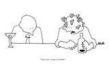 "Never beat a ninja at Scrabble." - New Yorker Cartoon Premium Giclee Print by Ariel Molvig