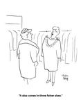 "It also comes in three fatter sizes." - Cartoon Premium Giclee Print by Chon Day